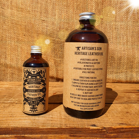 Heritage Leather Oil - Hydrate & Restore Leather