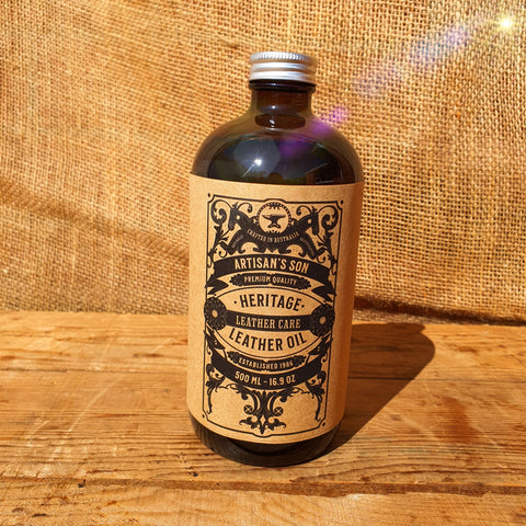 Heritage Leather Oil - Hydrate & Restore Leather