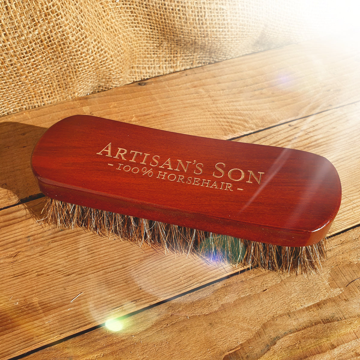 Small Premium Horsehair Brush