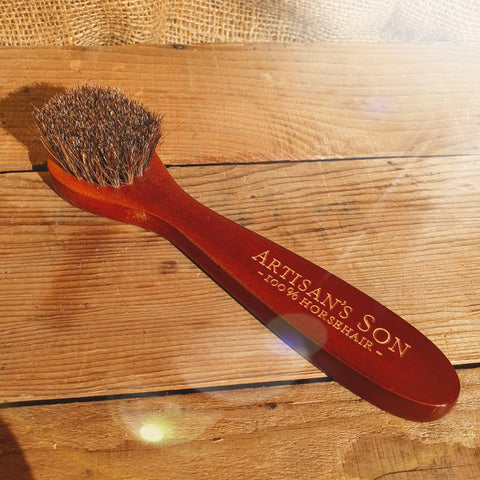 Genuine Horsehair Brushes -  Cleaning, Polishing, Buffing