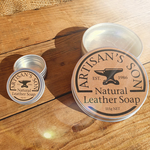 Natural Leather Soap - Clean up the natural way