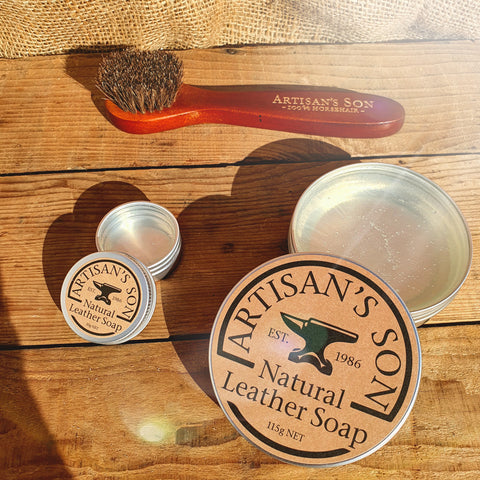 Natural Leather Soap - Clean up the natural way