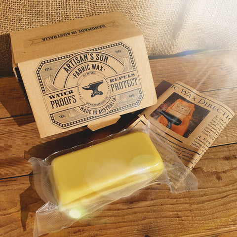 Fabric Wax - Waterproofs and Protects Clothing/Fabric the Natural Way