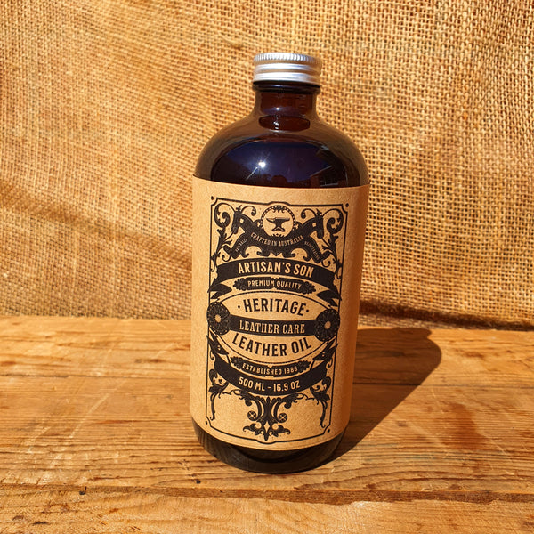 Heritage Leather Oil - Hydrate & Restore Leather
