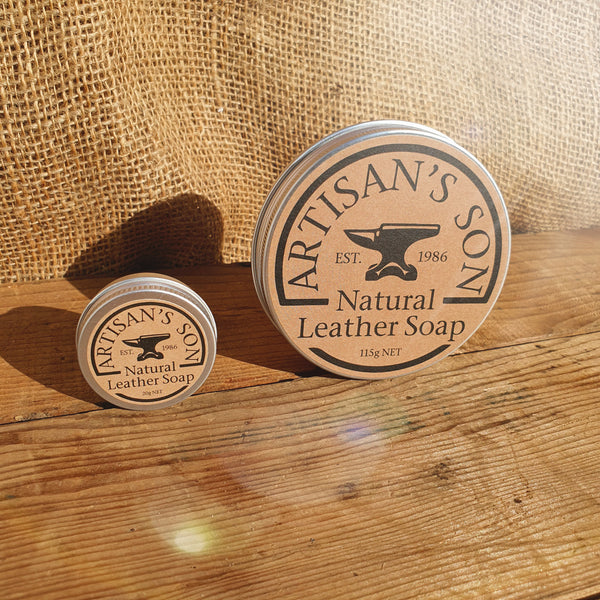 Natural Leather Soap - Clean up the natural way