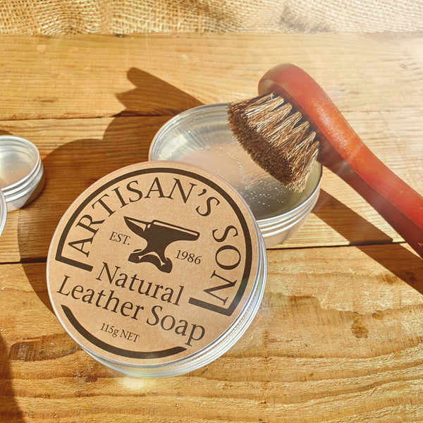 Natural Leather Soap - Clean up the natural way