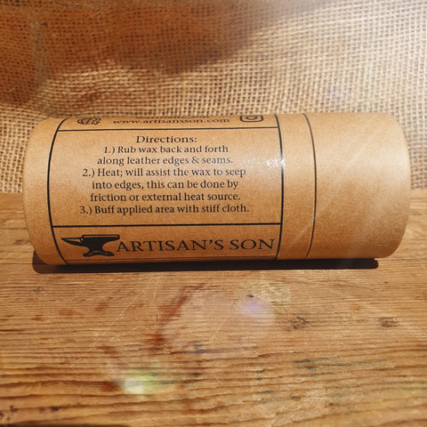 Wax Block - Burnishing Bar 100% Pure Beeswax