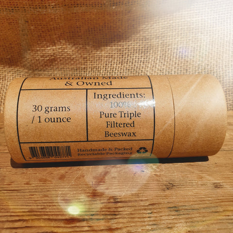 Wax Block - Burnishing Bar 100% Pure Beeswax